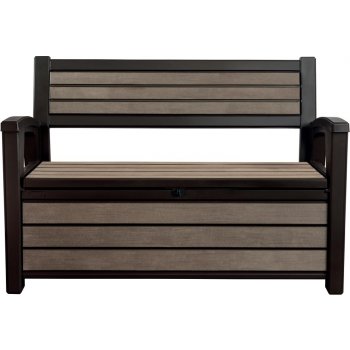 KETER HUDSON STORAGE BENCH hnedá