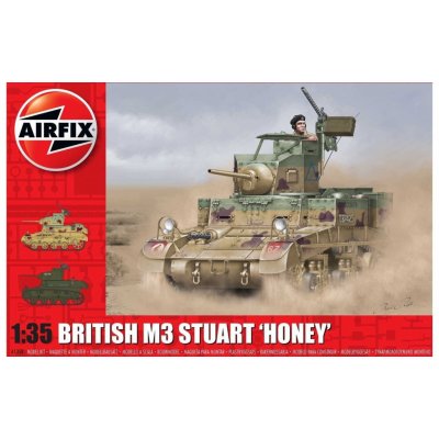 Airfix M3 Stuart Honey British Version Classic Kit A1358 1:35 (30-A1358)