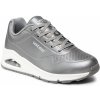 Skechers Uno Rose Bold gun metal šedá