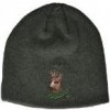 Detská zimná poľovnícka čiapka s výšivkou - Model Jelen hlava