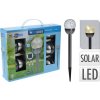 PROGARDEN Záhradné solárne LED osvetlenie sada 5 ks