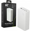 *GC PBGC30W Green Cell PowerPlay 30 – bílá powerbanka 30 000 mAh, 22,5 W, 4 porty (Díky výkonu 22,5 W se zařízení nabíjejí rychle, zatímco pevný kryt zajišťuje bezpečnost a dlouhou životnost powerbank