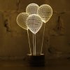 Beling 3D lampa, Balóny, 7 farebná S87