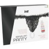Intt Brazilian Black Panty With Pearls And Lubricant Gel 50 ml