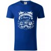 Indian Motorycle Club - Tričko z organickej bavlny - XL ( Kráľovská modrá )