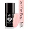 Semilac Paris UV Hybrid gélový lak na nechty 047 pink Peach Milk 7 ml