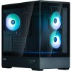Zalman skříň P30 Black V2 / miniT / 3x120mm fan ARGB / USB 3.0 / USB-C / temperované sklo / černá