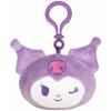 Sanrio Hello Kitty Purple Kuromi Plush Figure Keychain 7 cm