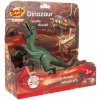 Dinosaurus svetlo, zvuk, Raptor zelená