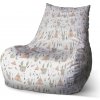 Sablio Sedací vak Bean Zajace pri stane - 100 x 90 x 45 cm