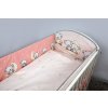 5-dielne Leon ružové, obliečky do postieľky