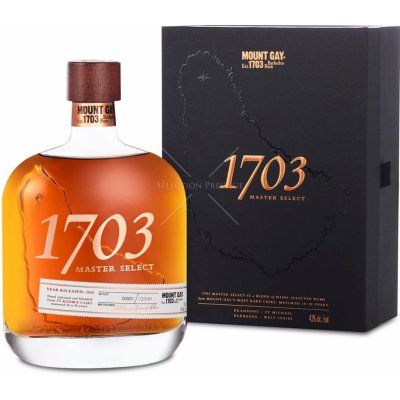 Mount Gay 1703 Master Select 43% 0,7 l (kartón)