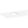 Hansgrohe Xelu Q doska 136 x 55 x 1,6 cm biela vysoký lesk 54123050
