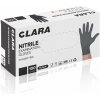 CLARA Bezpúdrové nitrilové rukavice čierne XL, 100 ks