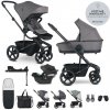 EASYWALKER SET Kočík 4v1 Harvey5 Pebble Grey XXL RWS + CYBEX Aton B2 i-Size + základňa VP-F188512