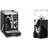 La Pavoni Mini Cellini, black + Eureka Mignon Silenzio, CR black