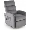 Nábytek PEGAS s.r.o. Elektricky polohovatelné křeslo MARONI, Šedá