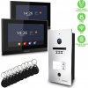 EVOLVEO DoorPhone ID-2, 2drátový videotelefon pro dva byty s RFID, otiskem prstu a podporou ONVIF ka