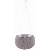 Kvetináč Keter COZY S závěsný Violet 610111