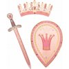Meč Liontouch Kráľovná Rosa set - Meč, štít a koruna (5707307251108)