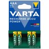 Nikel-metal-hydridový akumulátor (NiMH) Varta AAA (R3) 800 mAh 4 ks
