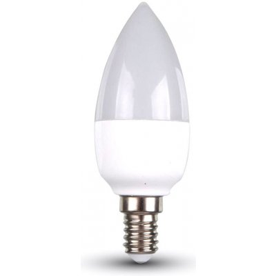 V-TAC LED žiarovka E14 C37 5,5W denná biela