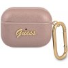 Kryt Guess Case Apple Airpods Pro Guapsasmp (Saffiano Script Metal Collection) Pink