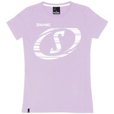 Spalding Fast Tee Damen 40221727 purplerosewhite