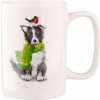 Altom Porcelánový hrnek Xmas Dog B 300 ml
