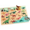 djeco drevené puzzle dinosaury