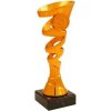 ProZona Športová trofej dizajn špirály mramorový podstavec bronz 18 cm