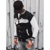 pánska mikina na zips bx5434 čierna