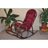 Nábytek PEGAS Polstr na houpací křeslo vínový