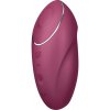 Satisfyer Tap & Climax 1 - 2v1 vibrátor a stimulátor klitorisu (červený)