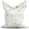 Sablio Sedací vak Trojfarebné bodky - 200x140 cm