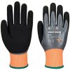 PORTWEST AP51 CUT F15 AQUA / Neprerezné nitrilové rukavice, úroveň F - šedá/čierna XXXL