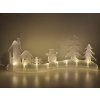 NOEL - Vianočné osvetlenie Z/8/ SVETELNA DEKORACIA - SNEHULIAK LED, TEPLA BIELA