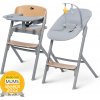 KINDERKRAFT SELECT Set jedálenská stolička Livy Oak + lehátko Calmee, Premium