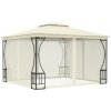 Altánok so sieťkami 300x300x265 cm, krémový