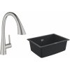 Set kuchynská batéria Grohe Zedra 32294DC2, granitový drez Grohe K700 31655AP0