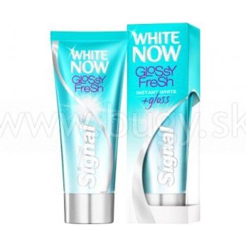 Signal White Now Glossy Fresh zubná pasta s bieliacim účinkom 50 ml