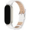 MojRemienok.sk Kožený náhradný náramok pre Xiaomi Smart Band 8, 9 a 10 Farba: biela