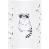 CEBA BABY Podložka prebaľovacia 2-hranná mäkká COSY (50x70) Raccoon W-104-000-636