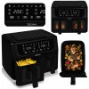 Beztuková fritéza Zeegma Ze-Knapper Dual Black 1700 W 9 l čierna