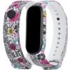 eses Náramok pre Xiaomi Mi Band 5, Mi Band 6 a Amazfit Band 5 - Vzorovaný, fialkový