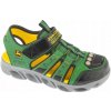 Skechers John Deere hypno-splash tractor chlapčenské sandále zelené