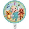 Papierové taniere cocomelon 23 cm, 8 ks - Procos - Procos