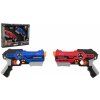 Teddies Pištoľ 2ks laser game plast 25cm na batérie so zvukom a so svetlom