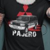 Tričko s potlačou MITSUBISHI PAJERO Dámsky Čierna XXL