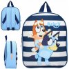 Predškolský ruksak jednokomorový Bluey Vadobag pre chlapcov, dievčatá, unisex modrý, viacfarebný
